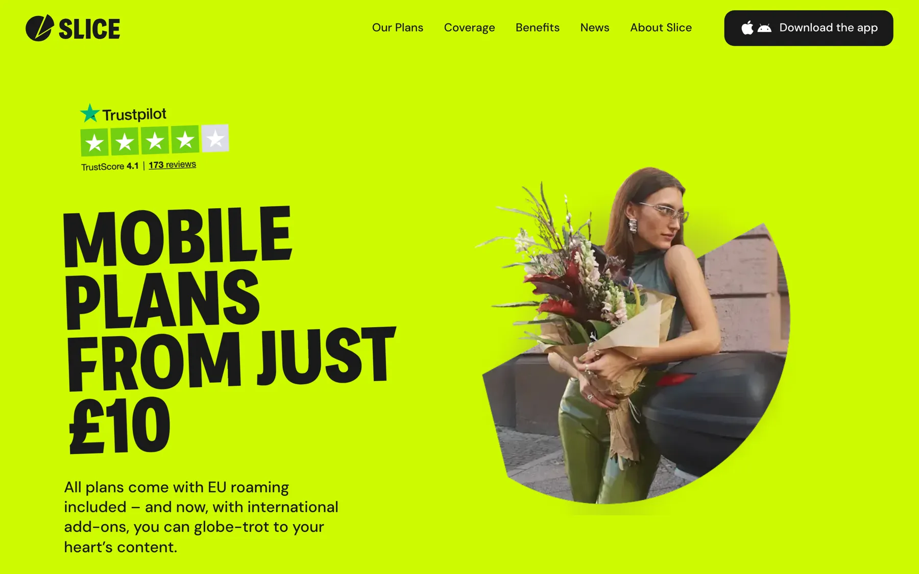 Slice — live site